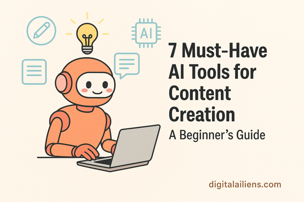 AI Tools for Content Creation – Beginner’s Guide by digitalailiens.com