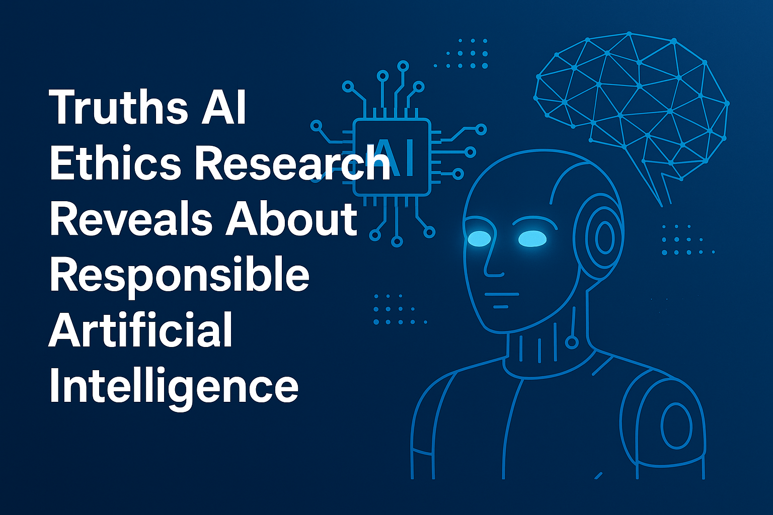AI Ethics Research and Responsible Artificial Intelligence Graphic