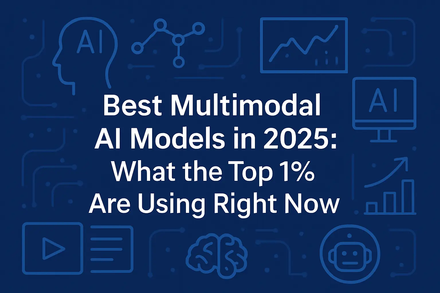 Illustration depicting future developments in the best multimodal AI models in 2025.